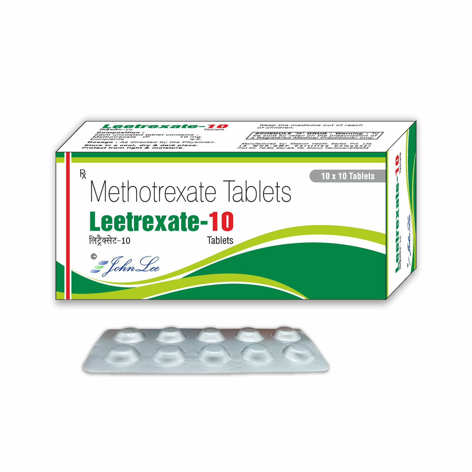 Leetrexate-Methotrexate-Oncology-Anti-Cancer-Medicine Leetrexate-10 generic methotrexate 10 mg tablets pack