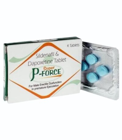 Super P-Force sildenafil 100 mg and dapoxetine 60 mg tablets box